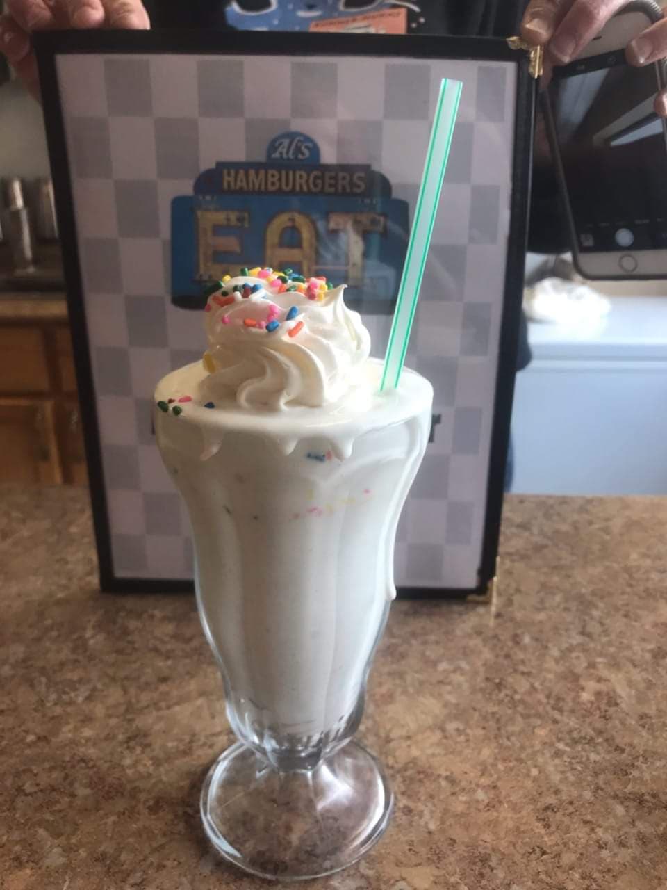 Al's Hamburger Milkshake